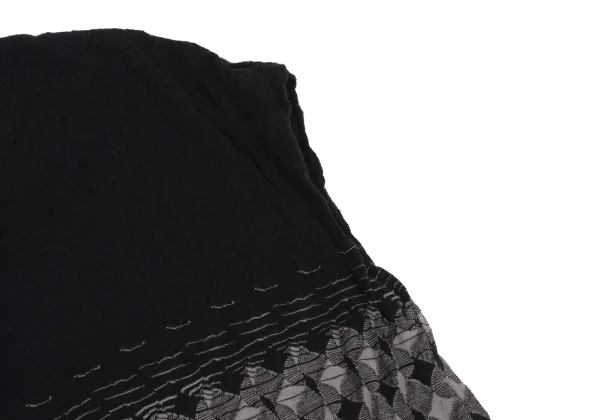 ISSEY MIYAKE HaaT Jacquard Cotton Sleeveless Tunic K-161066_005