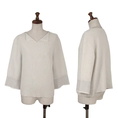 ISSEY MIYAKE HaaT Blend Skipper Knit Sweater