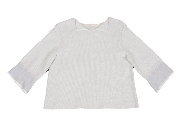 ISSEY MIYAKE HaaT Blend Skipper Knit Sweater K-161067_002