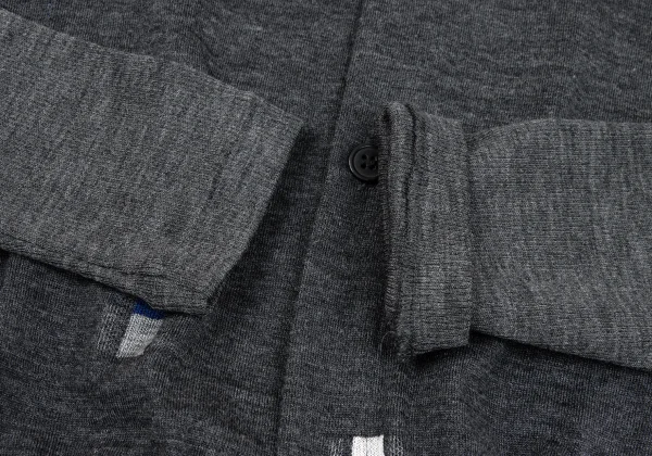 Yohji Yamamoto FEMME Block Design Wool Knit Cardigan K-161068_005