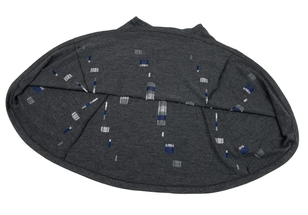 Yohji Yamamoto FEMME Block Design Wool Knit Skirt K-161069_008