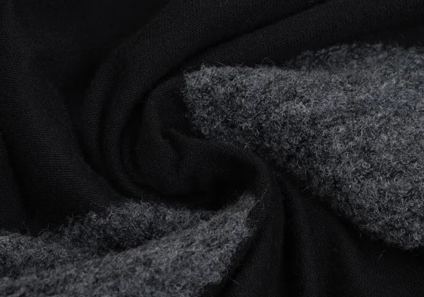 Yohji Yamamoto NOIR Dot Embroidery Cotton Wool Drape Top K-161071_012