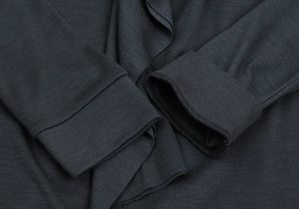 Yohji Yamamoto NOIR Frill Front Wool Knit K-161072_006