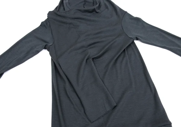 Yohji Yamamoto NOIR Frill Front Wool Knit K-161072_008