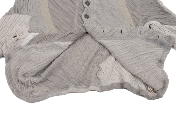 JURGEN LEHL Wrinkled Jacquard Cotton Cardigan K-161074_013