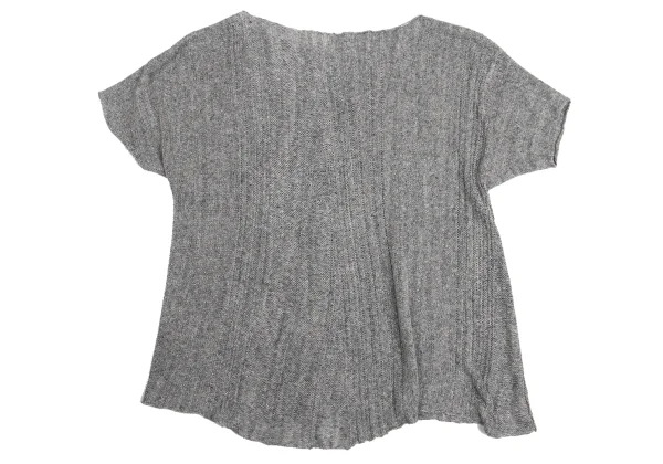 JURGEN LEHL knitted Linen Short Sleeve Knit Top K-161076_010