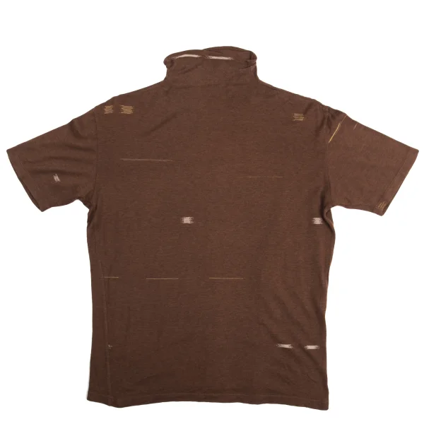 JURGEN LEHL Graphic Rayon Cotton High Neck T-shirt K-161077_002