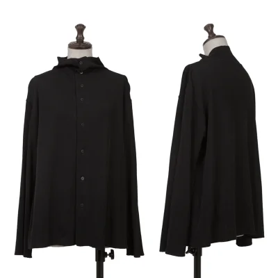 JURGEN LEHL High Neck Cotton Cardigan