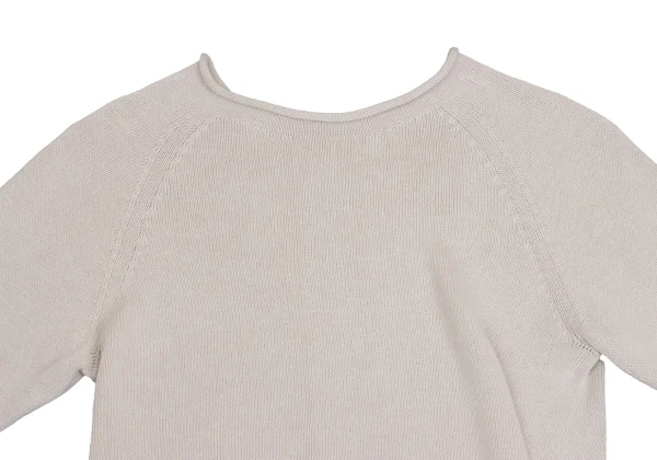 MARGARET HOWELL Raglan Cotton 3/4 Sleeve Knit Top K-161081_003