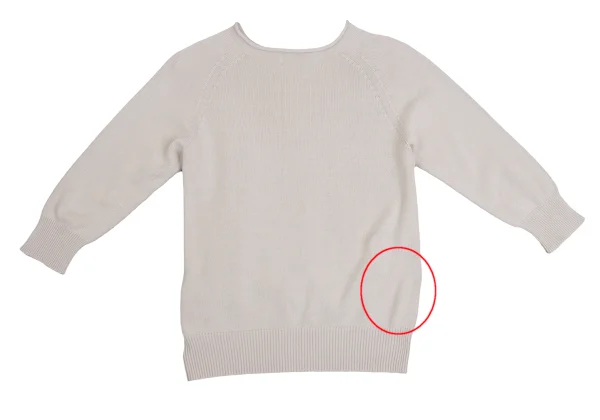 MARGARET HOWELL Raglan Cotton 3/4 Sleeve Knit Top K-161081_011