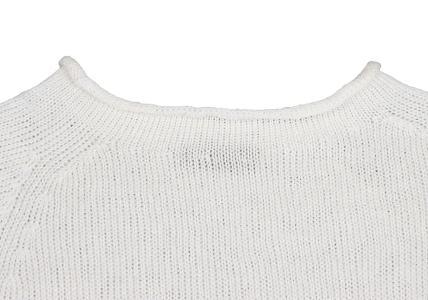 MARGARET HOWELL Linen Cotton Raglan Half Sleeve Knit Top K-161082_004