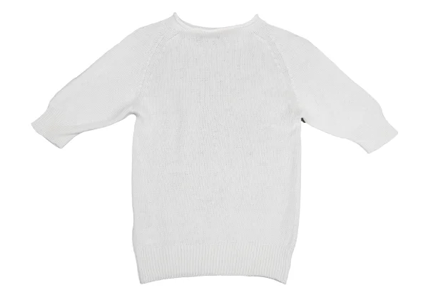 MARGARET HOWELL Linen Cotton Raglan Half Sleeve Knit Top K-161082_009