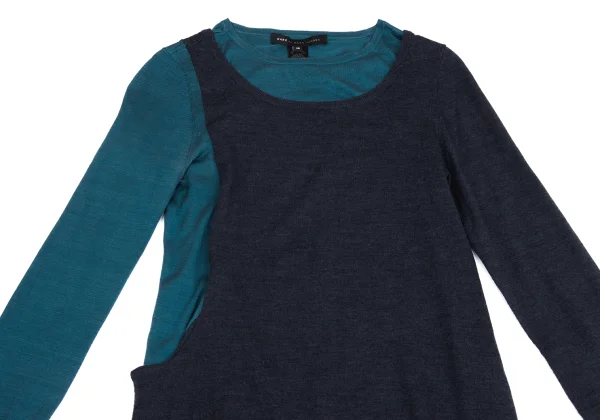 MARC by MARC JACOBS Bicolor Wool Knit Tunic K-161083_003