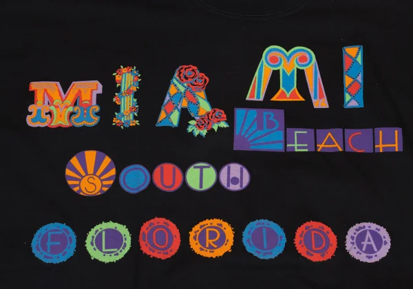 VERSACE SPORT Colorful Miami Printed T-shirt K-161084_004