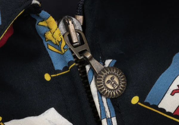 VERSACE SPORT Flag Patterned Zip-up Blouson K-161086_006
