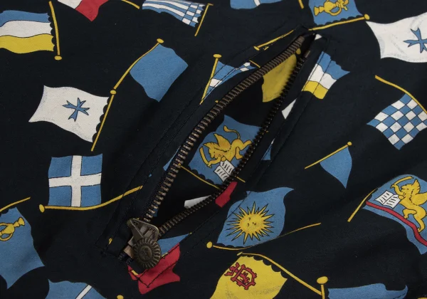 VERSACE SPORT Flag Patterned Zip-up Blouson K-161086_013