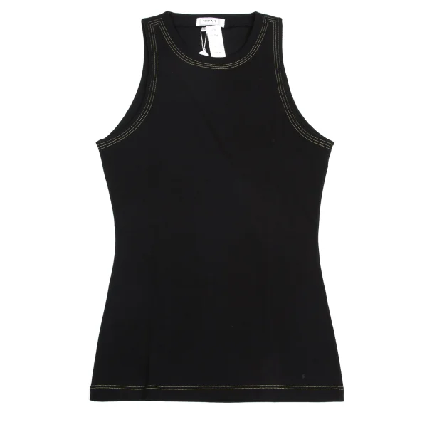 VERSACE INTIMO Triple Stitch Tanktop Black 50 K-161087_001