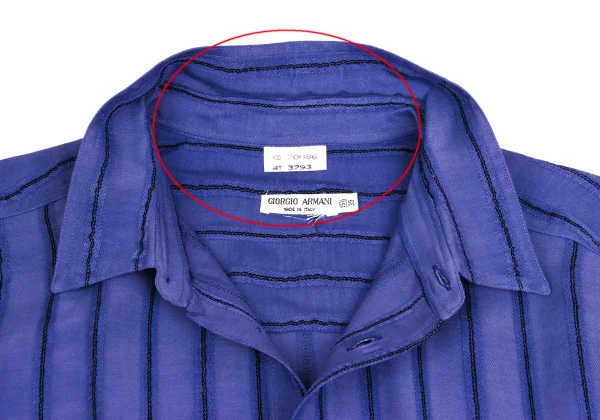 GIORGIO ARMANI Rayon Stripe Jacquard Shirt K-161088_005