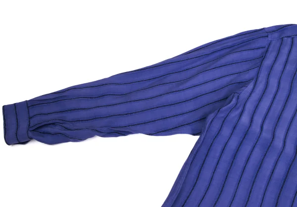 GIORGIO ARMANI Rayon Stripe Jacquard Shirt K-161088_008