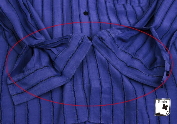 GIORGIO ARMANI Rayon Stripe Jacquard Shirt K-161088_011