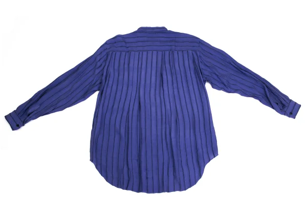 GIORGIO ARMANI Rayon Stripe Jacquard Shirt K-161088_014