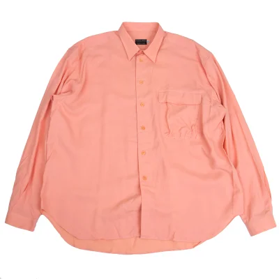 GIORGIO ARMANI Rayon Nylon Pocket Design Shirt