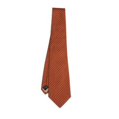 GIANNI VERSACE Silk Regimental Tie
