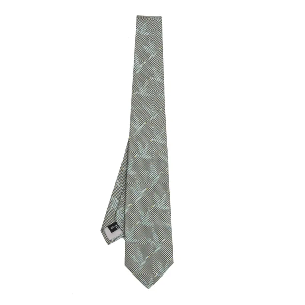 GIANNI VERSACE Bird Jacquard Check Tie Multi-Color F K-161091_001
