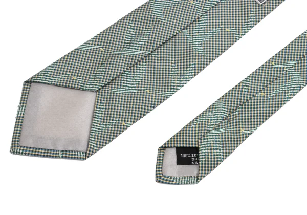 GIANNI VERSACE Bird Jacquard Check Tie K-161091_005