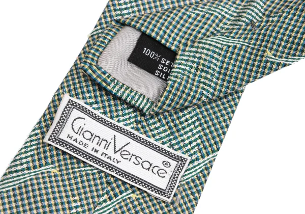 GIANNI VERSACE Bird Jacquard Check Tie K-161091_006