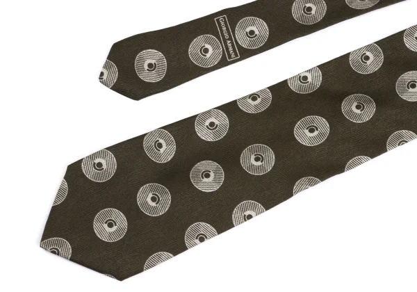 GIORGIO ARMANI Silk Circle Print Tie K-161093_003