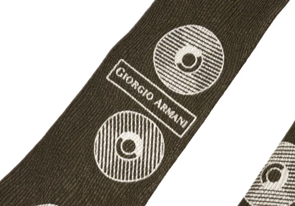 GIORGIO ARMANI Silk Circle Print Tie K-161093_004