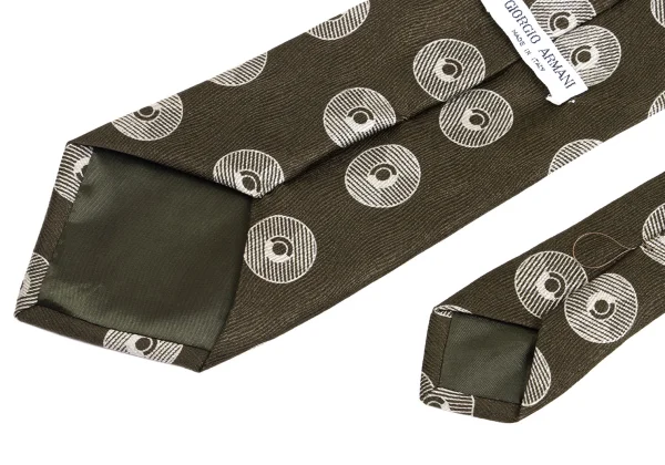 GIORGIO ARMANI Silk Circle Print Tie K-161093_006