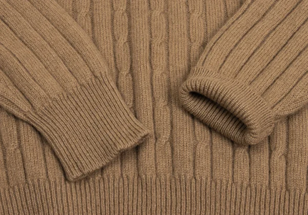 Y's for men Wool Crewneck Cable Knit K-161099_007