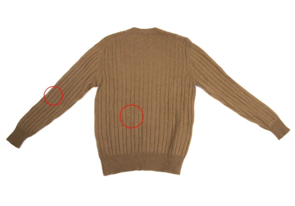 Y's for men Wool Crewneck Cable Knit K-161099_010