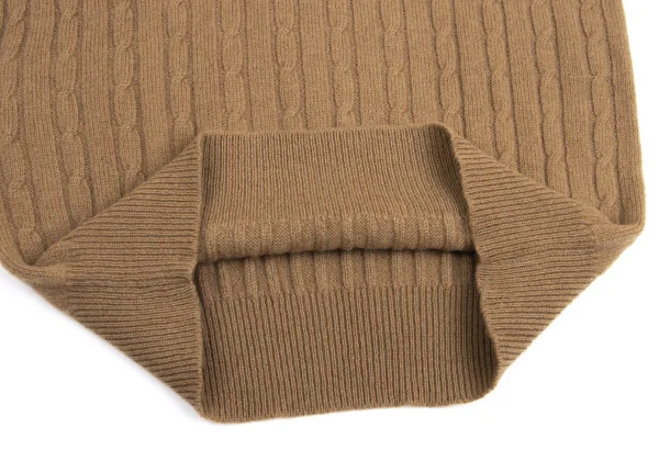 Y's for men Wool V-neck Cable Knit K-161100_007