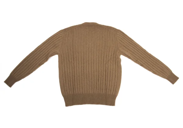 Y's for men Wool V-neck Cable Knit K-161100_008