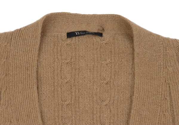 Y's for men Cable Knit Cardigan K-161101_003
