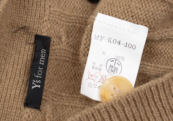Y's for men Cable Knit Cardigan K-161101_013