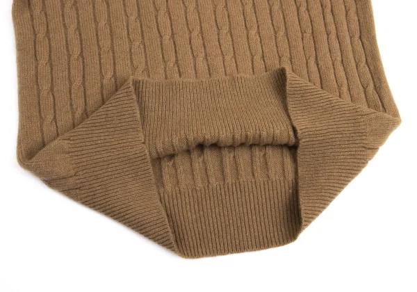 Y's for men Wool Turtleneck Cable Knit K-161102_008