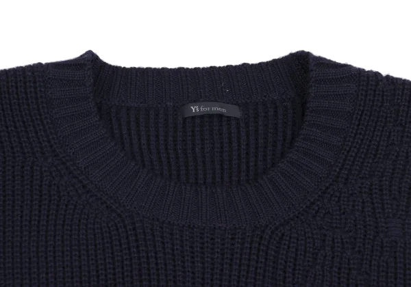 Y's for men Argyle Jacquard Low Gauge Knit K-161103_003