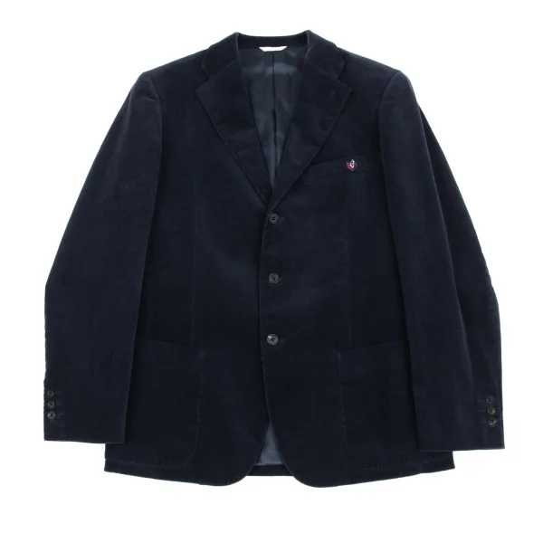 Papas Heart Patch Corduroy Jacket Navy 48M K-161107_001