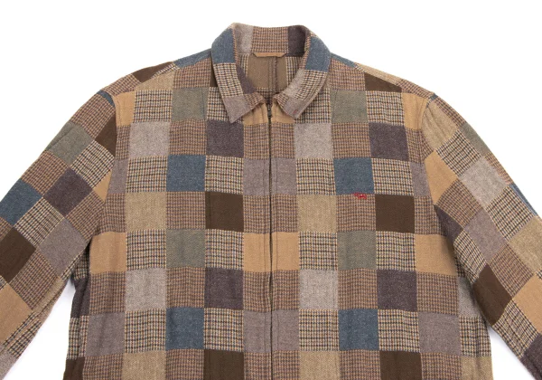 Papas Patchwork Zip Blouson K-161108_002