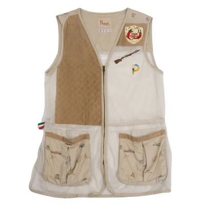 Papas Mesh Switching Zip Vest