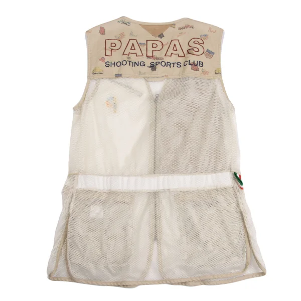 Papas Mesh Switching Zip Vest K-161110_013