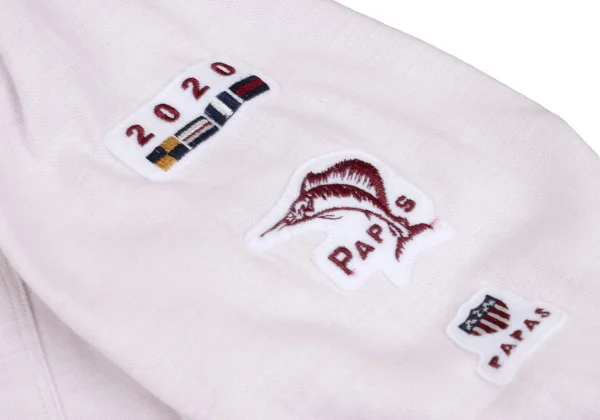 Papas Wool Logo Embroidered Long Sleeve Shirt K-161111_008