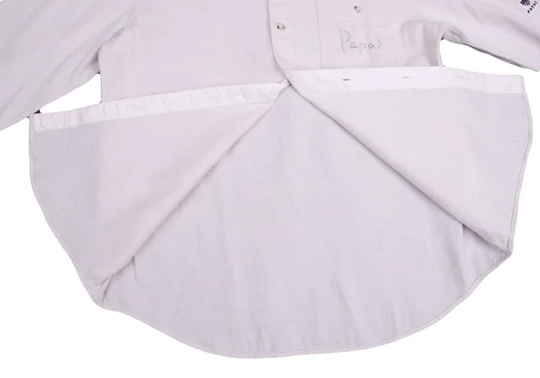 Papas Wool Logo Embroidered Long Sleeve Shirt K-161111_012