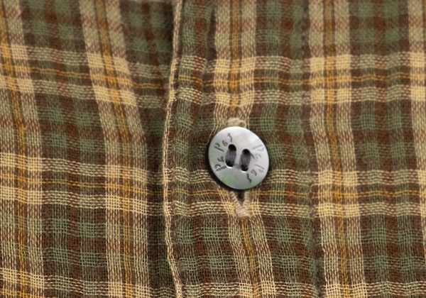 Papas Cotton Double Face Check Long Sleeve Shirt K-161112_006