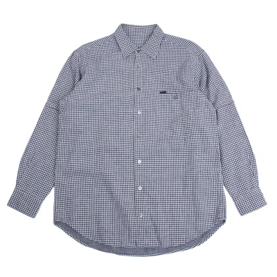 Papas Cotton Linen Gingham Check Shirt
