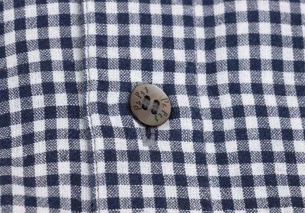 Papas Cotton Linen Gingham Check Shirt K-161114_008